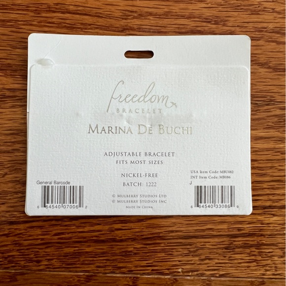 Marina De Buchi J Initial Bracelet - Picture 2 of 2